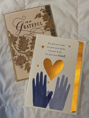 🌻 Bundle of 2 Hallmark Thank You Cards